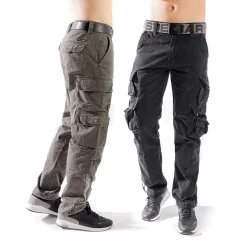 CARGOHOSE KEN IV SCHWARZ (O. GÜRTEL)