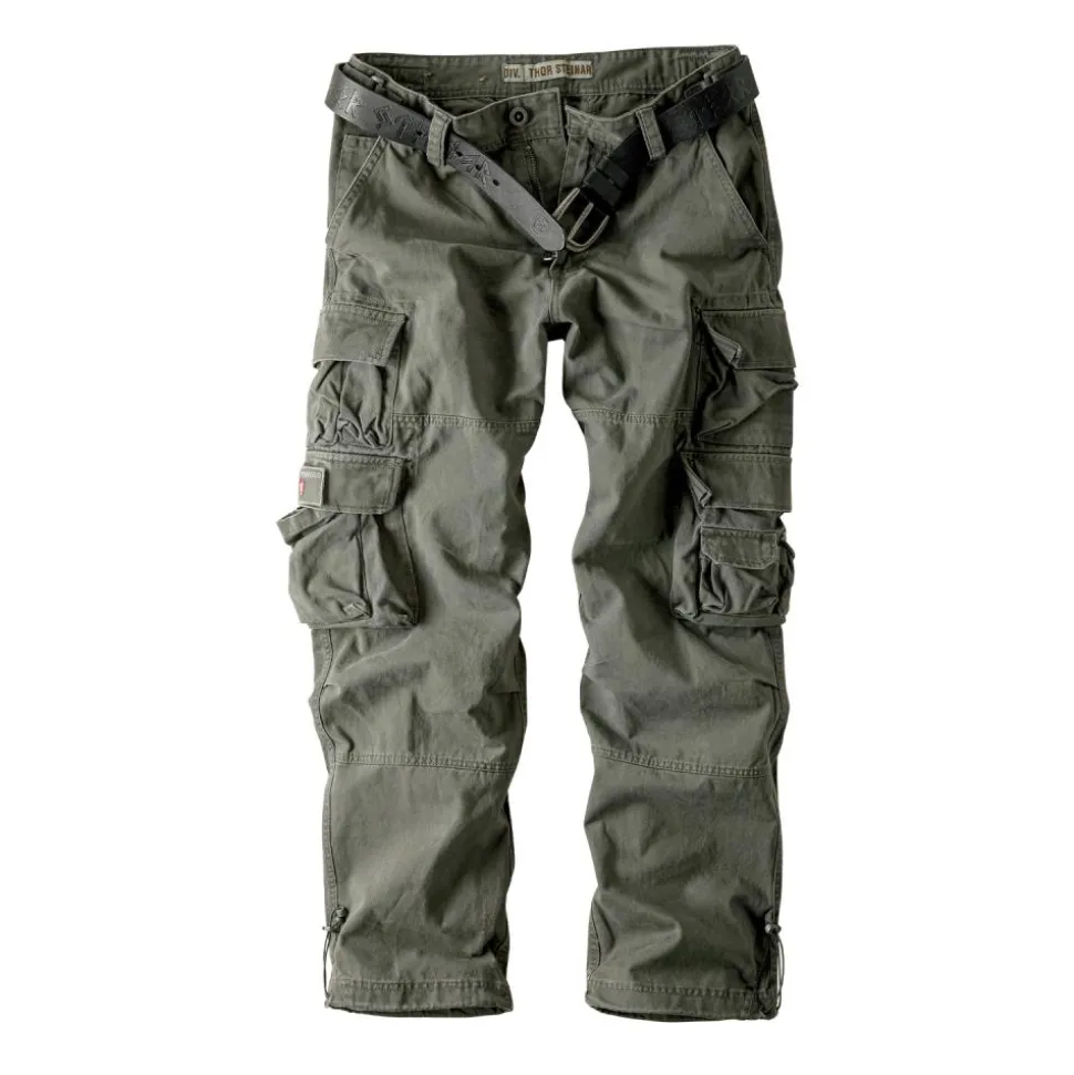 CARGOHOSE KEN OLIV (O. GÜRTEL)