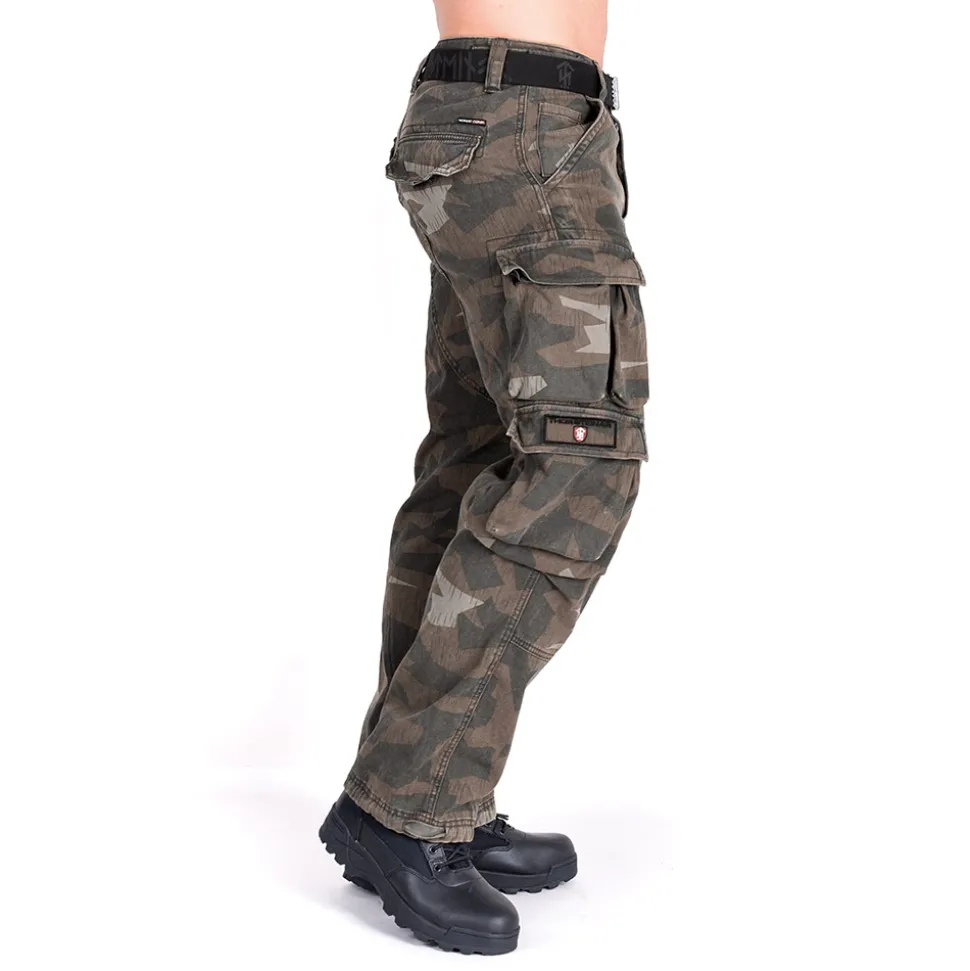 CARGOHOSE KEN OLIV-CAMO (O. GÜRTEL)