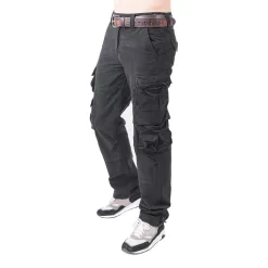CARGOHOSE KEN SCHWARZ (O. GÜRTEL)