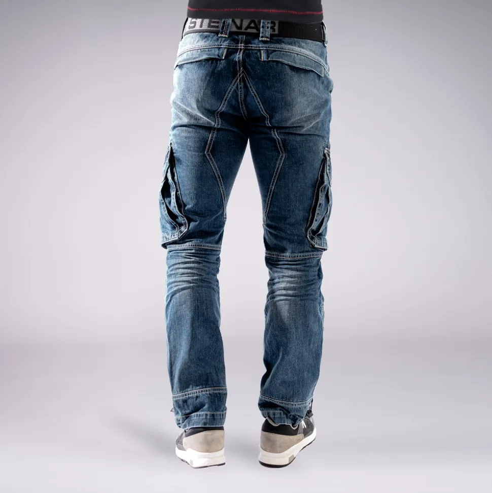 CARGOJEANS STAHLHEIM II DUNKELBLAU (O. GÜRTEL)
