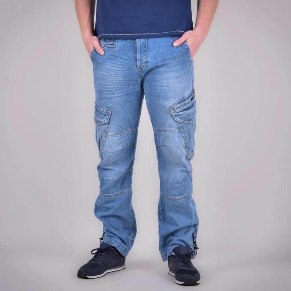 CARGOJEANS STAHLHEIM II DENIM-LIGHTBLUE (O. GÜRTEL)
