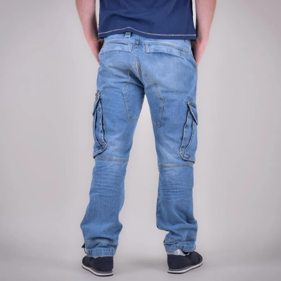 CARGOJEANS STAHLHEIM II DENIM-LIGHTBLUE (O. GÜRTEL)