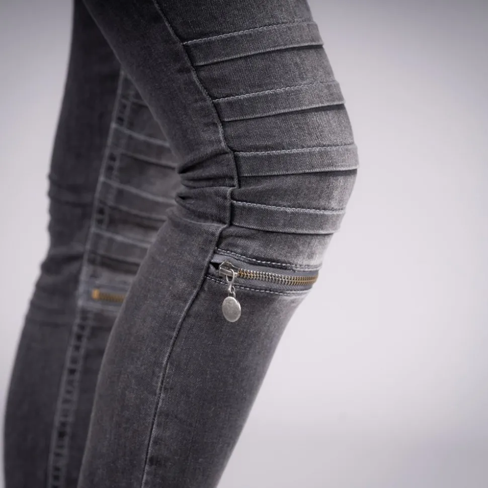 DAMEN JEANS SKARE GRAU