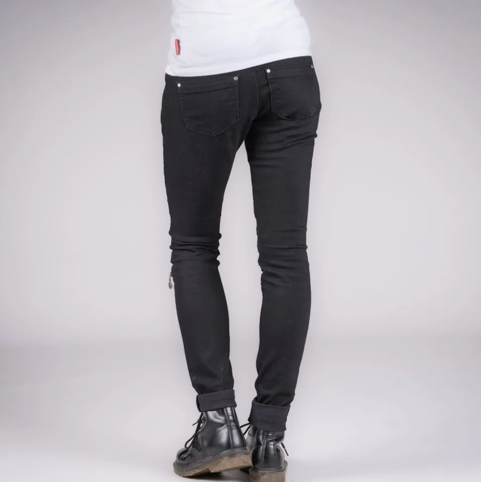 DAMEN JEANS SKARE SCHWARZ