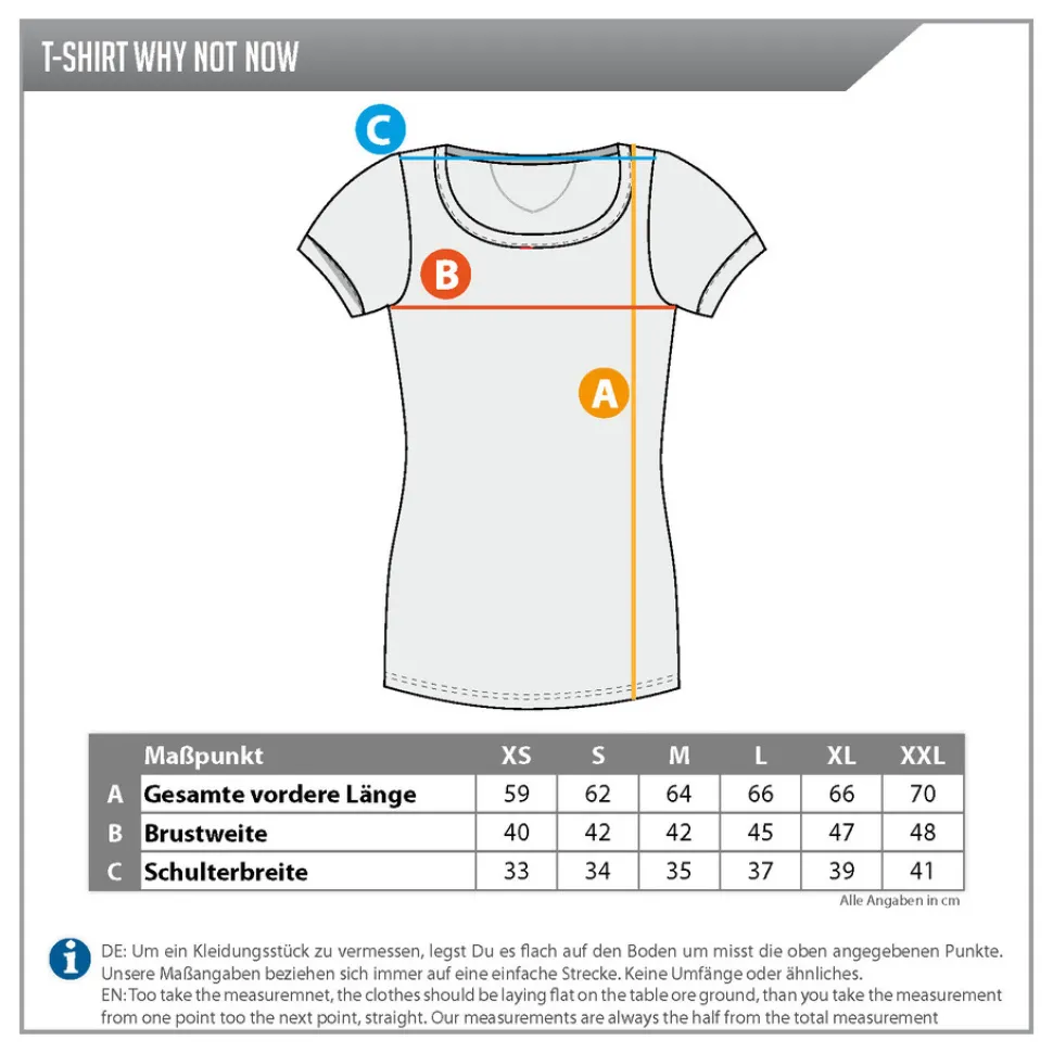 DAMEN T-SHIRT WHY NOT NOW