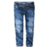 JEANS HALDOR MITTELBLAU (O. GÜRTEL)