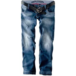 JEANS HARØY DENIM-BLAU (O. GÜRTEL)